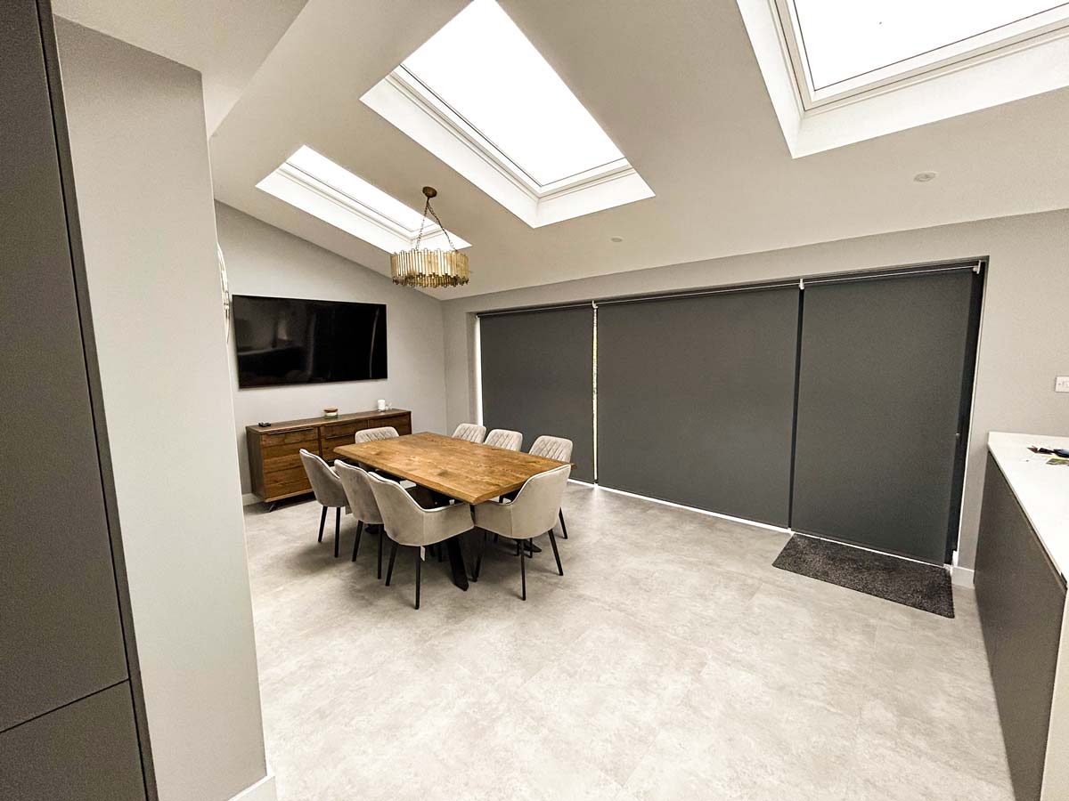 Professional building contractors executing a high-quality residential design and build project on site