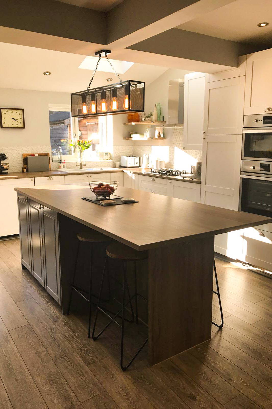 open plan kitchen design in stockport design and build